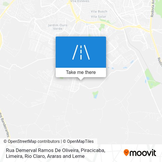 Rua Demerval Ramos De Oliveira map