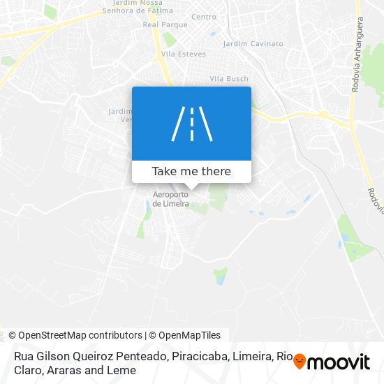 Mapa Rua Gilson Queiroz Penteado