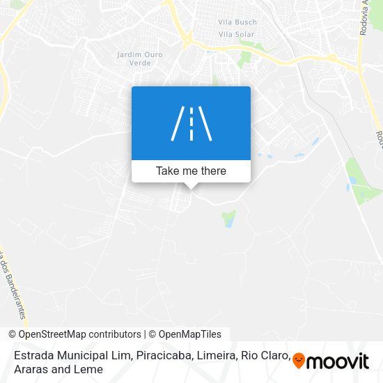 Estrada Municipal Lim map