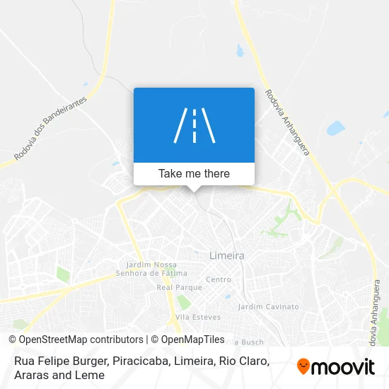 Rua Felipe Burger map
