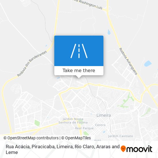 Mapa Rua Acácia