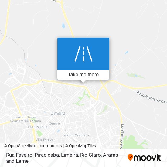 Mapa Rua Faveiro