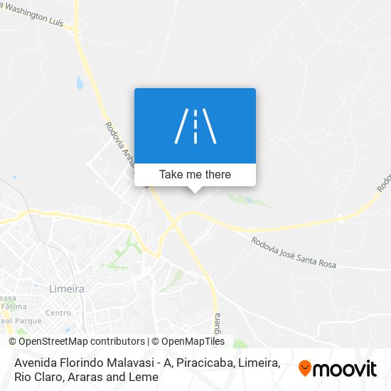 Mapa Avenida Florindo Malavasi - A