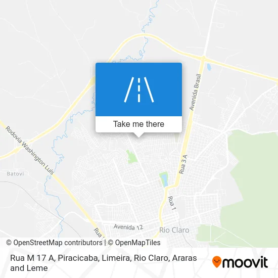 Rua M 17 A map