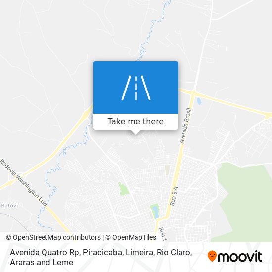 Mapa Avenida Quatro Rp