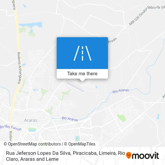 Rua Jeferson Lopes Da Silva map