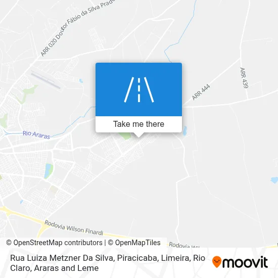Rua Luiza Metzner Da Silva map