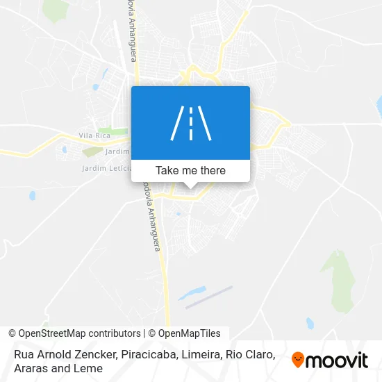 Rua Arnold Zencker map