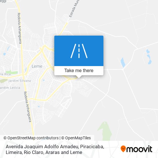 Mapa Avenida Joaquim Adolfo Amadeu