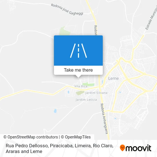 Rua Pedro Dellosso map