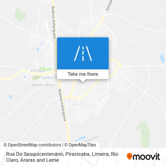 Rua Do Sesquicentenário map