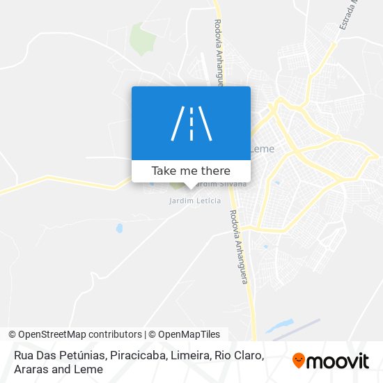 Rua Das Petúnias map