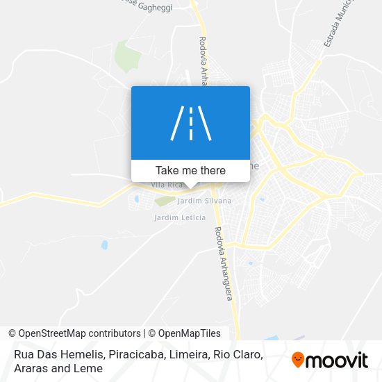 Rua Das Hemelis map