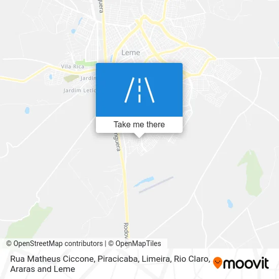 Rua Matheus Ciccone map