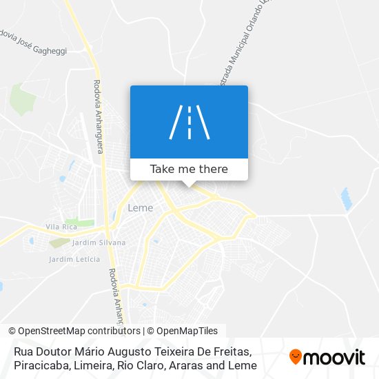 Rua Doutor Mário Augusto Teixeira De Freitas map