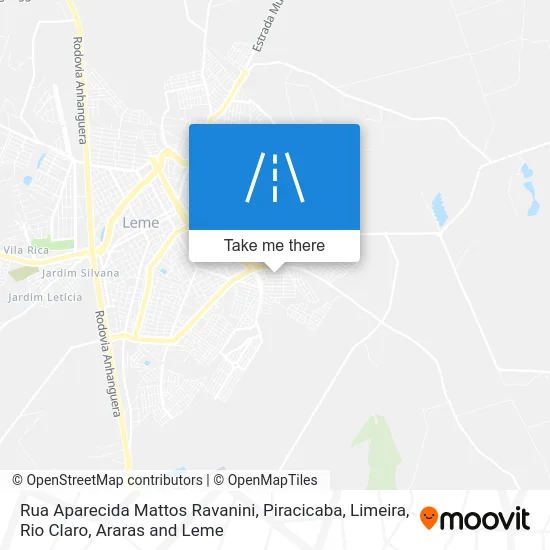 Rua Aparecida Mattos Ravanini map
