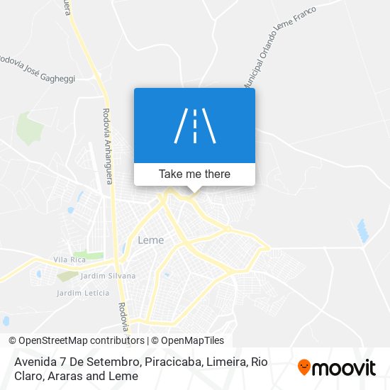 Mapa Avenida 7 De Setembro