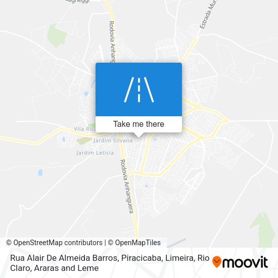 Rua Alair De Almeida Barros map