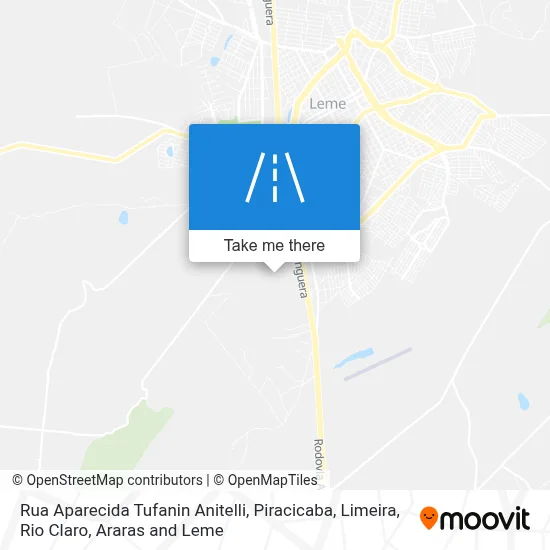 Rua Aparecida Tufanin Anitelli map