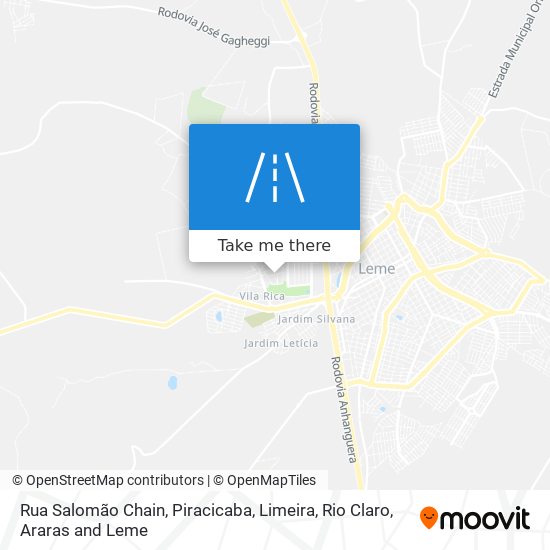 Rua Salomão Chain map