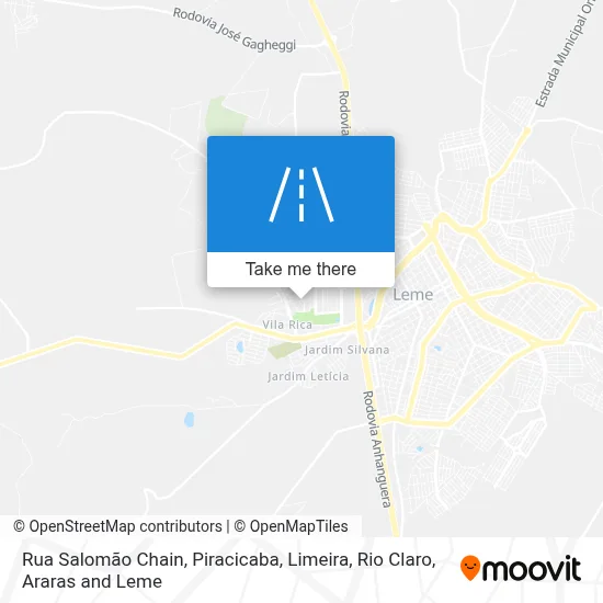 Rua Salomão Chain map