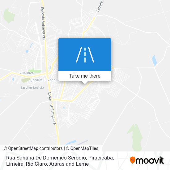 Rua Santina De Domenico Seródio map