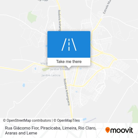 Rua Giácomo Fior map