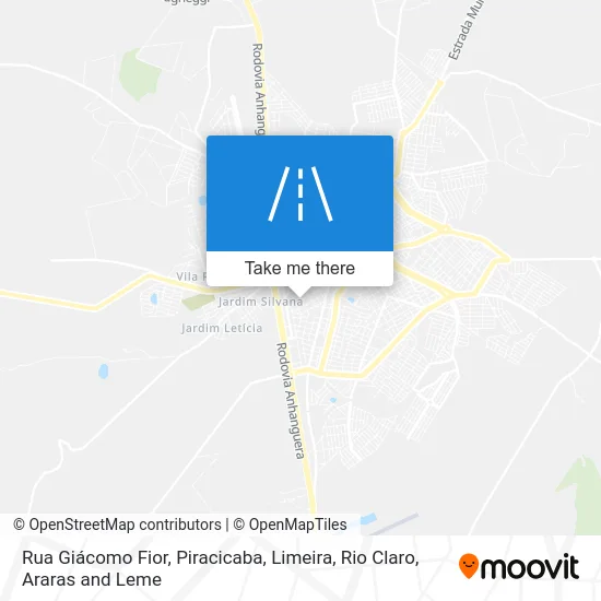 Rua Giácomo Fior map