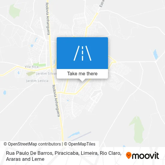 Rua Paulo De Barros map