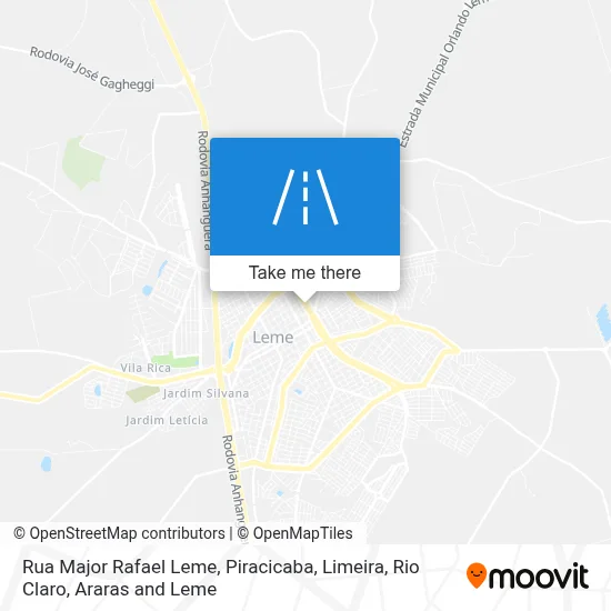 Rua Major Rafael Leme map