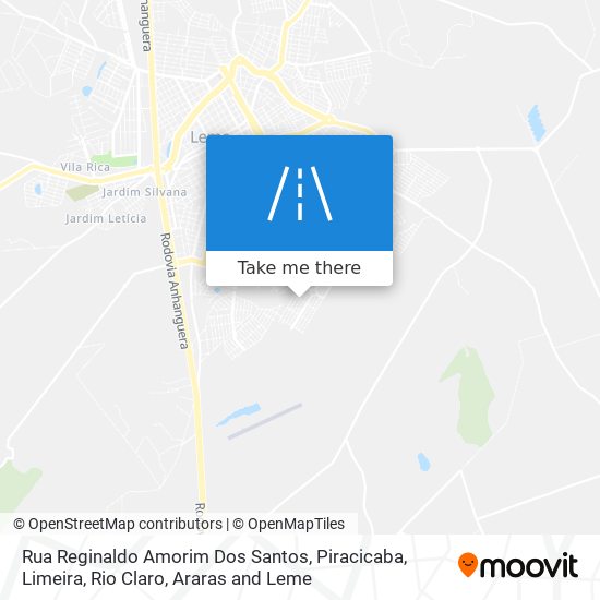 Mapa Rua Reginaldo Amorim Dos Santos