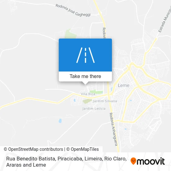 Rua Benedito Batista map