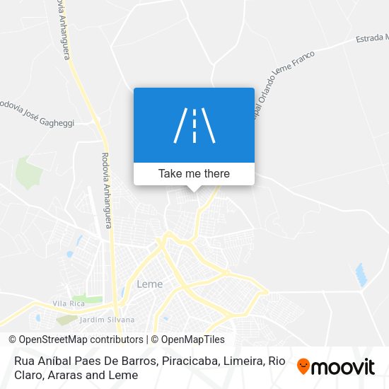 Rua Aníbal Paes De Barros map