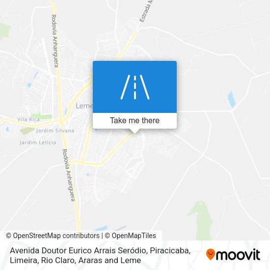 Avenida Doutor Eurico Arrais Seródio map