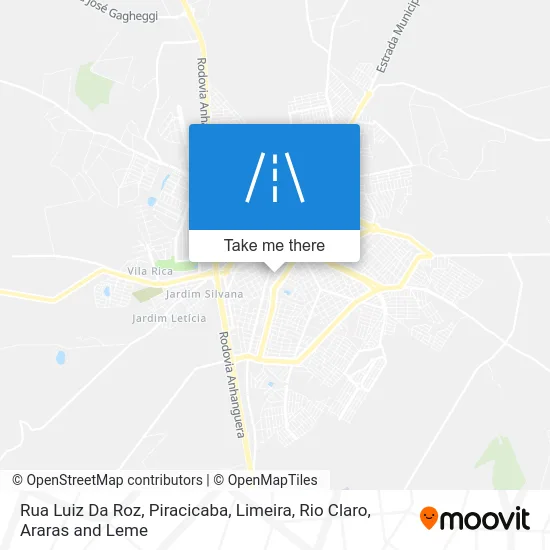 Rua Luiz Da Roz map
