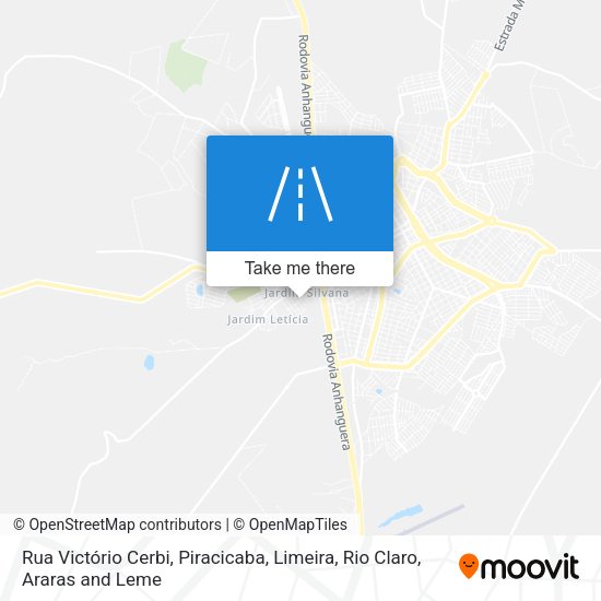 Rua Victório Cerbi map