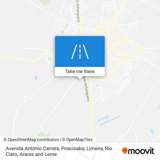 Avenida Antônio Carrera map