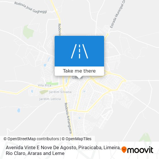 Avenida Vinte E Nove De Agosto map