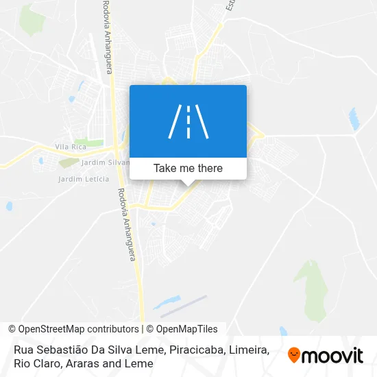 Rua Sebastião Da Silva Leme map