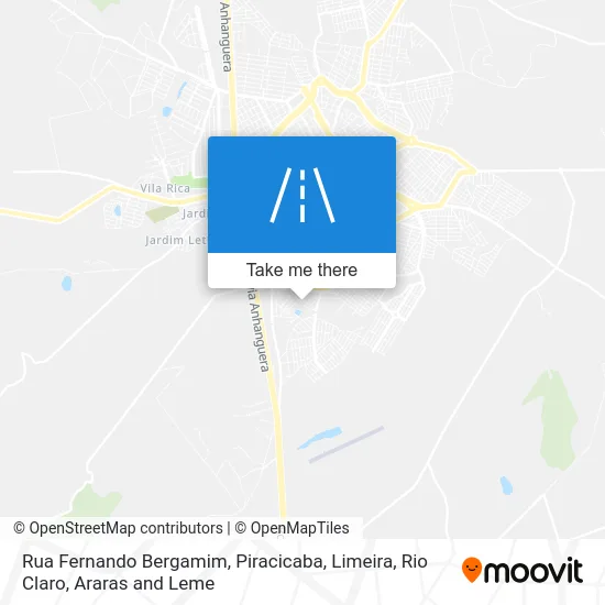 Rua Fernando Bergamim map