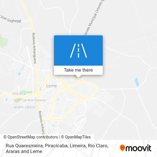 Rua Quaresmeira map