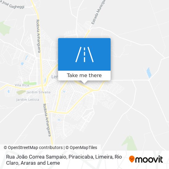 Rua João Correa Sampaio map