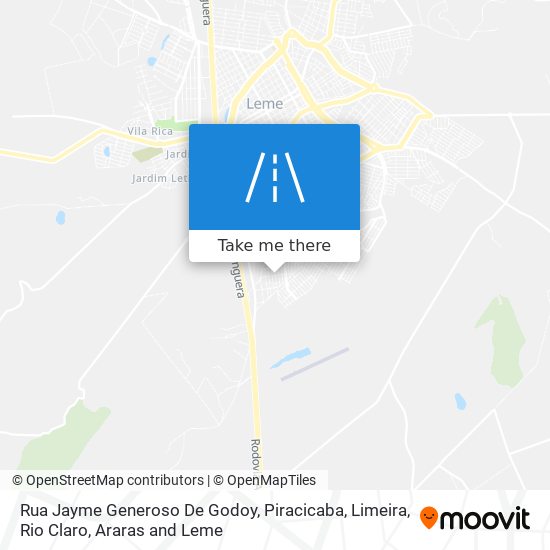 Rua Jayme Generoso De Godoy map