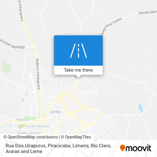 Rua Dos Uirapurus map