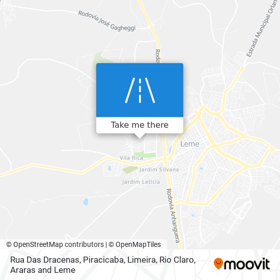 Rua Das Dracenas map