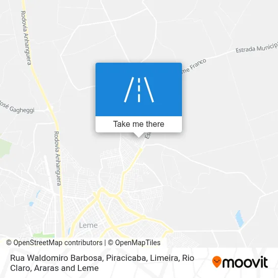 Rua Waldomiro Barbosa map