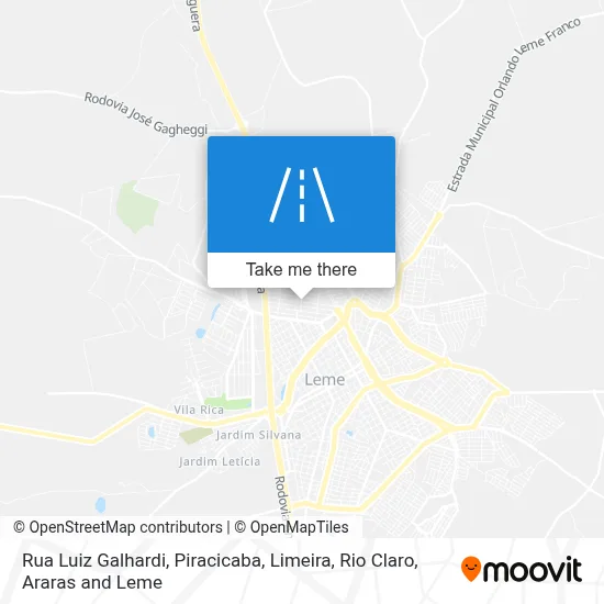 Rua Luiz Galhardi map