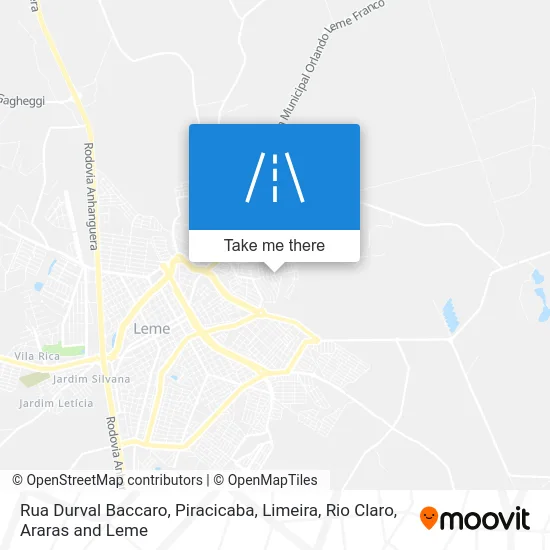 Rua Durval Baccaro map