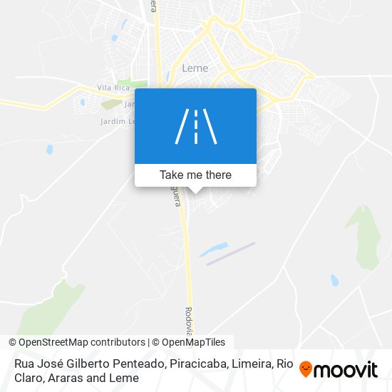 Rua José Gilberto Penteado map