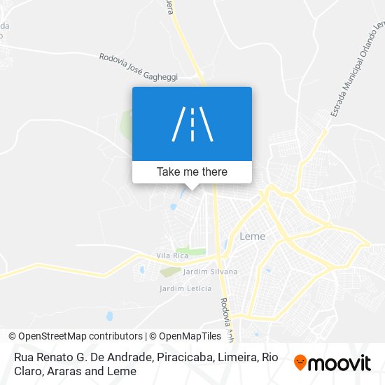 Mapa Rua Renato G. De Andrade